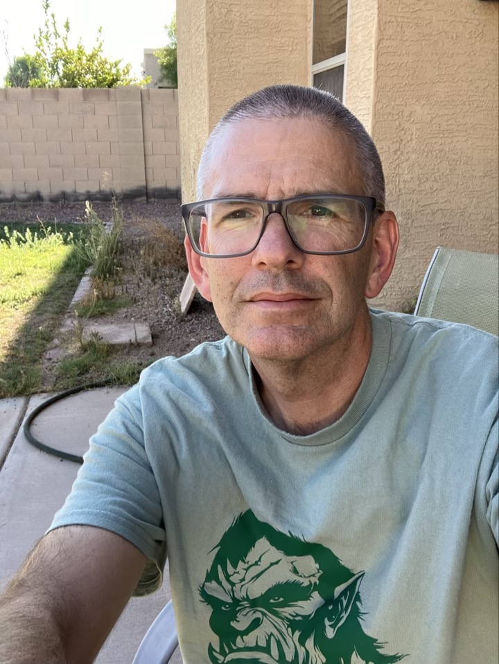 Me on the patio