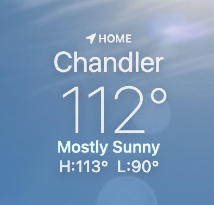 Apple Weather Screenshot