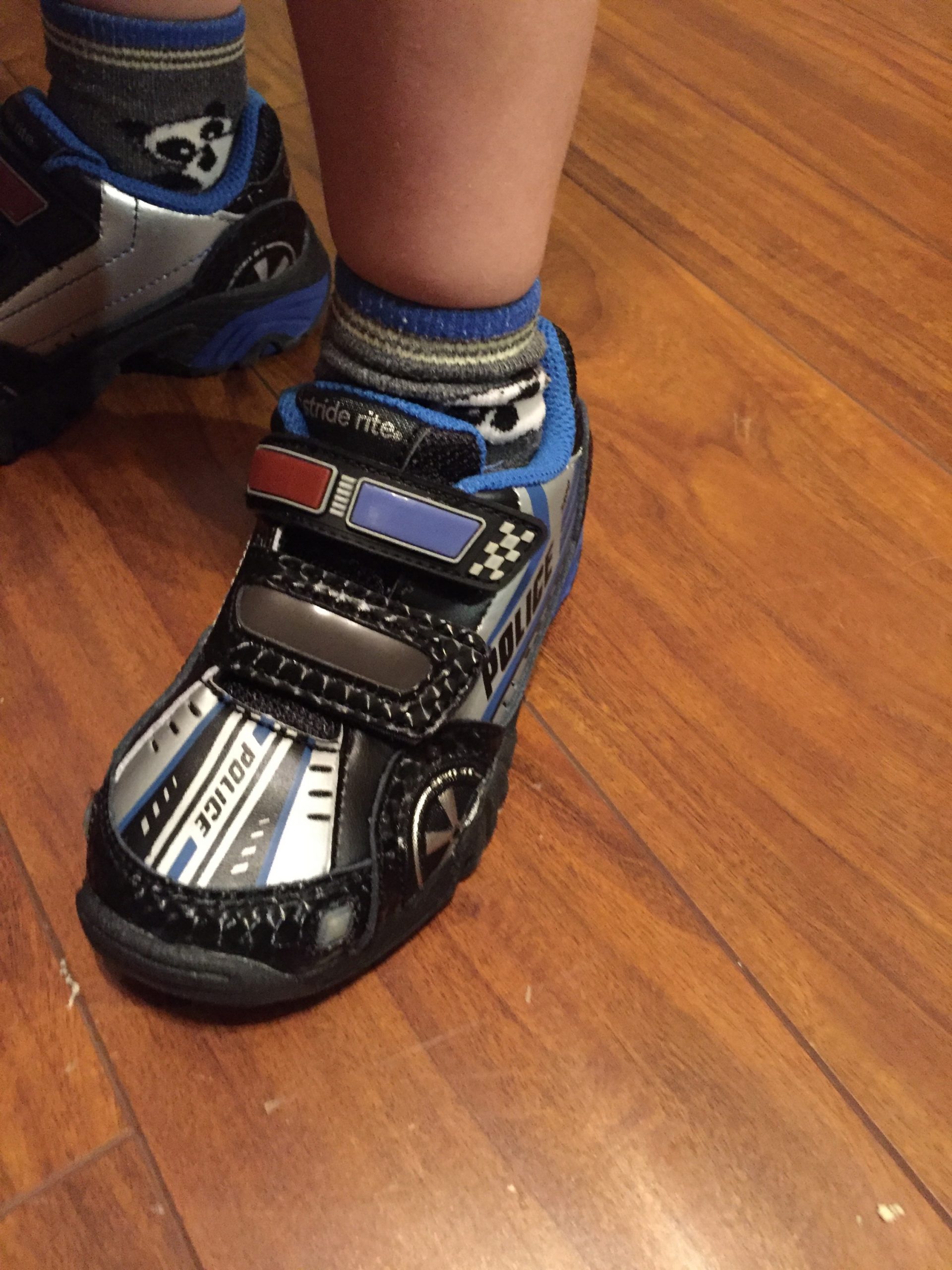 Stride Rite police car sneakers