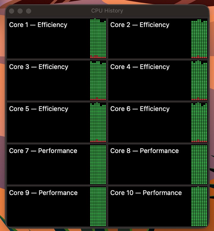 activity monitor screen shot