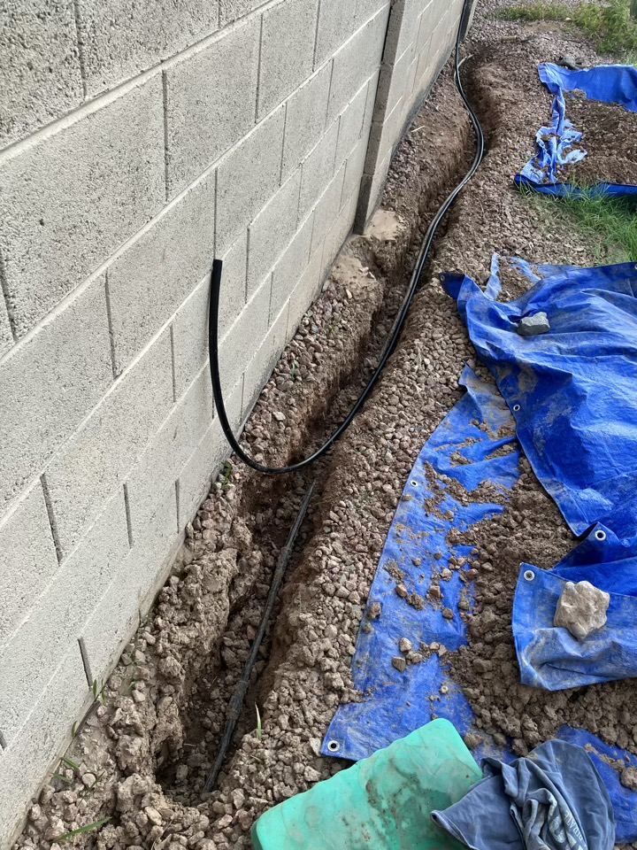 Irrigation Trench